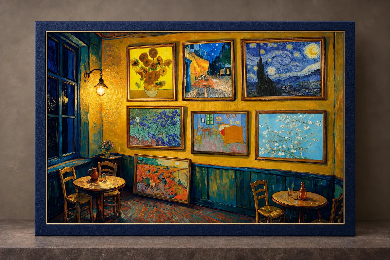 Vincent van Gogh: Before the Opening, printed 18 × 12 on its acid-free backing board